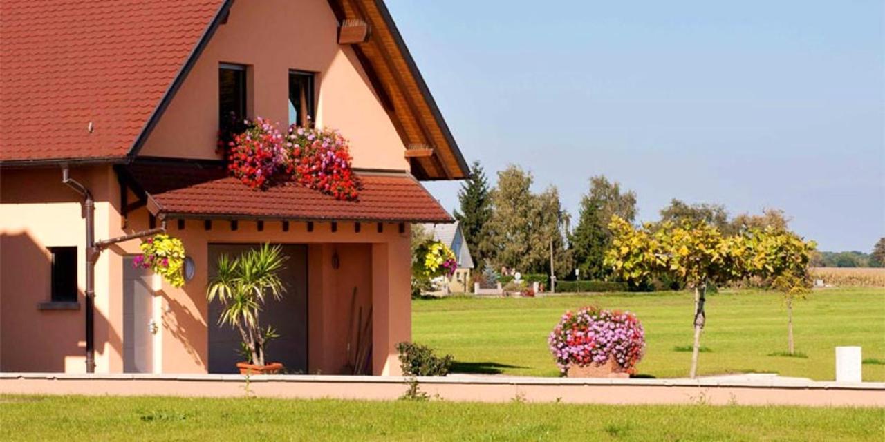 Maison Accueillante A Ebersheim Avec Vue Sur Les Montagnes Exterior photo